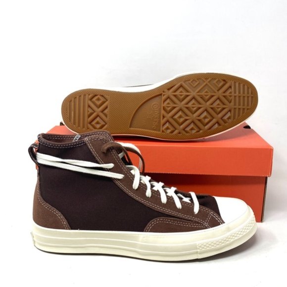 Converse Chuck 70 Canvas Suede Dark Root Casual Sneakers Men Skate Shoes 173196C - Picture 4 of 9